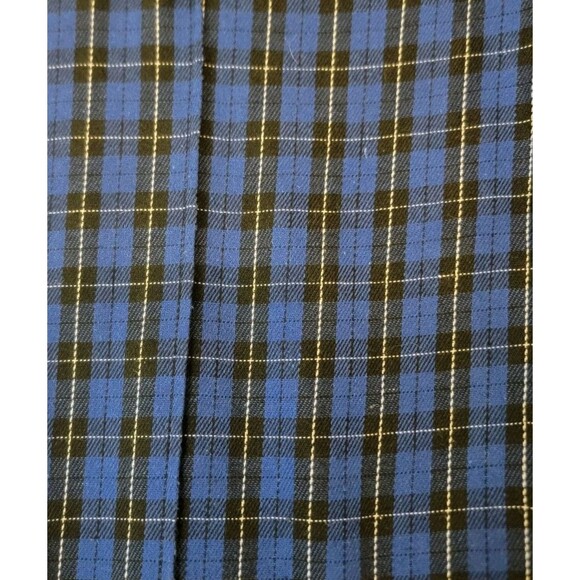 Tiger Mist Pants Womans Small Blue Plaid Zip Pockets Slim Clueless Retro Y2K - Picture 5 of 8